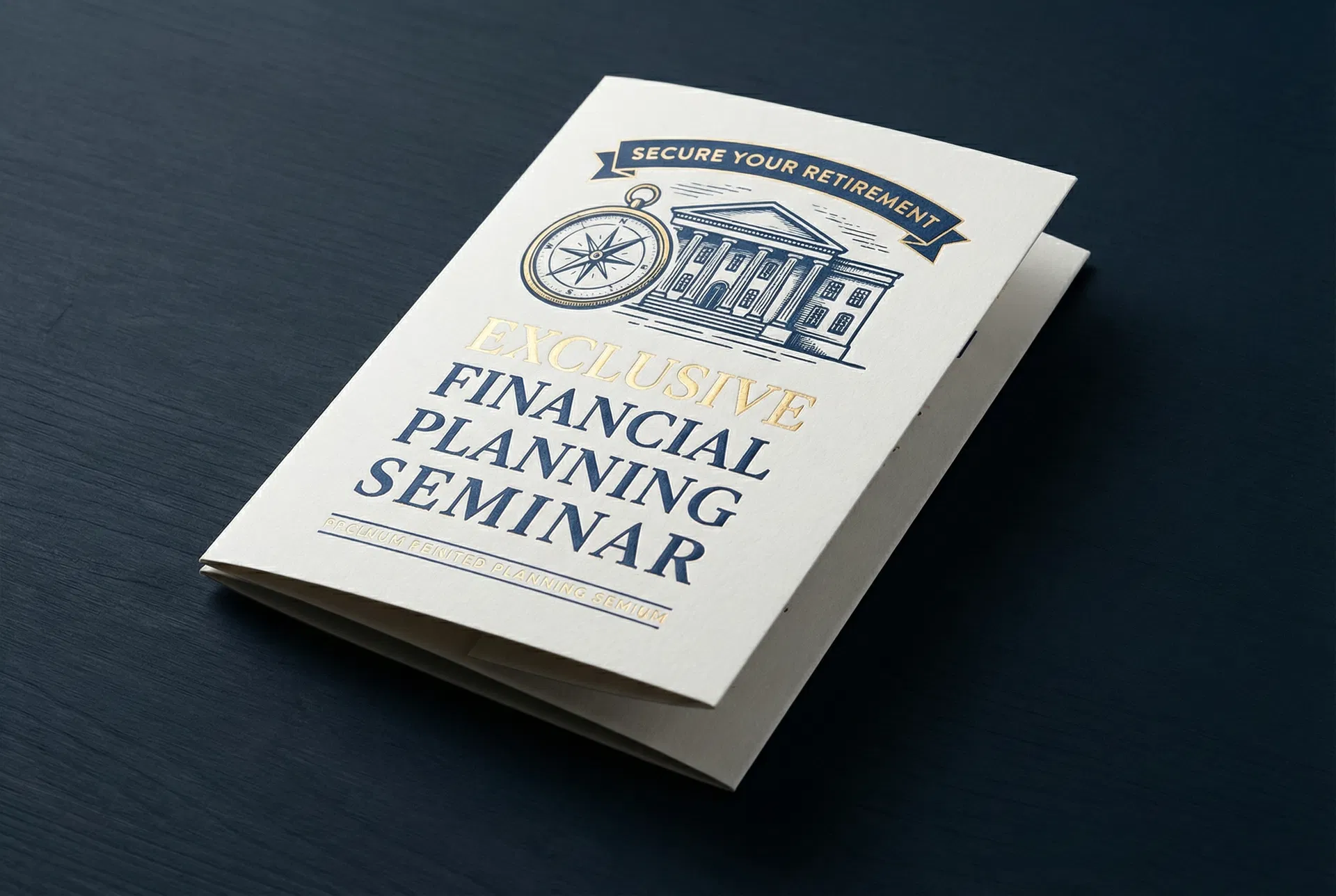 Professional seminar mailer