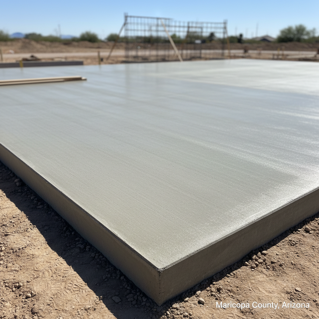 Concrete Slab Pouring and Finishing in Maricopa County, Arizona