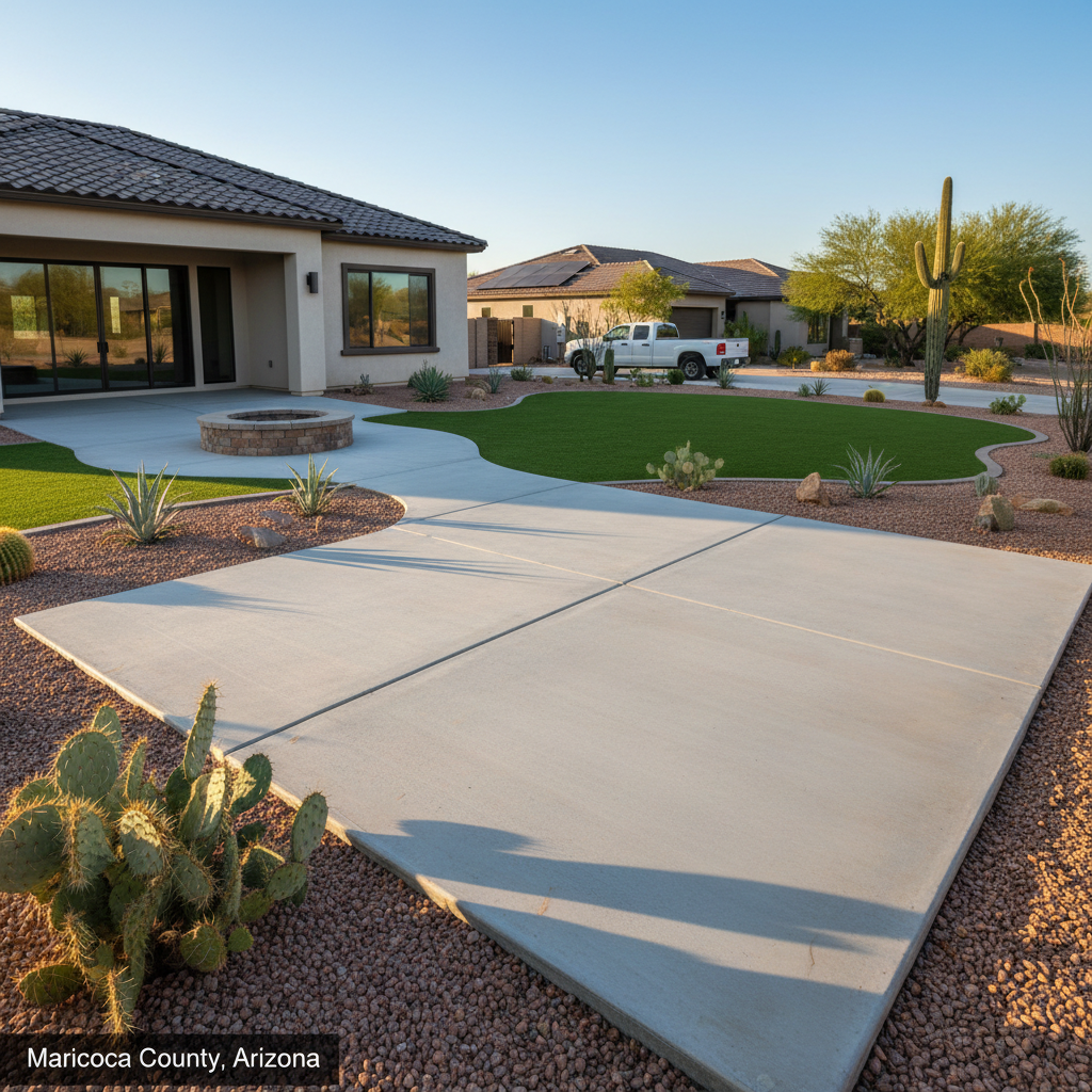 Patio and Walkway Construction in Maricopa County, Arizona