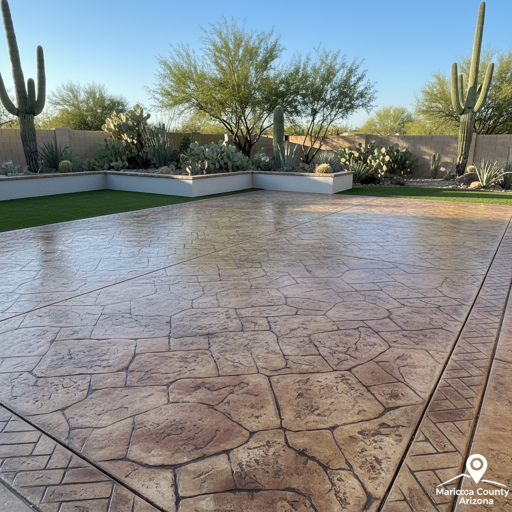 Stamped and Decorative Concrete in Maricopa County, Arizona