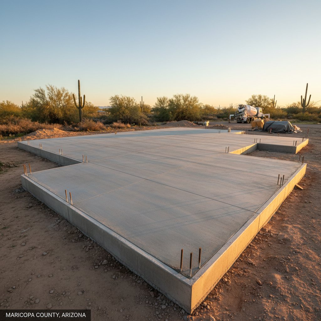 Concrete Foundation Installation in Maricopa County, Arizona