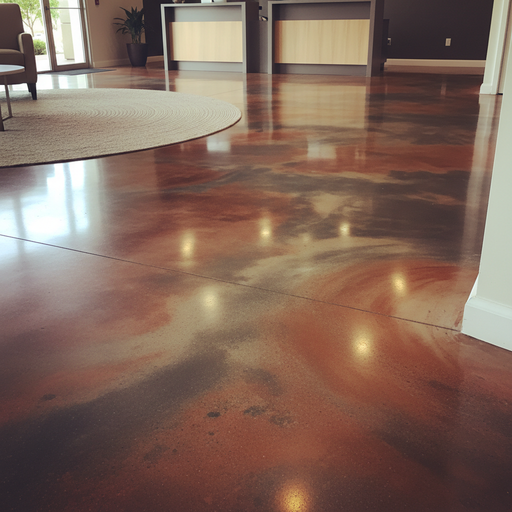 Decorative Concrete Staining and Polishing in Maricopa County, Arizona