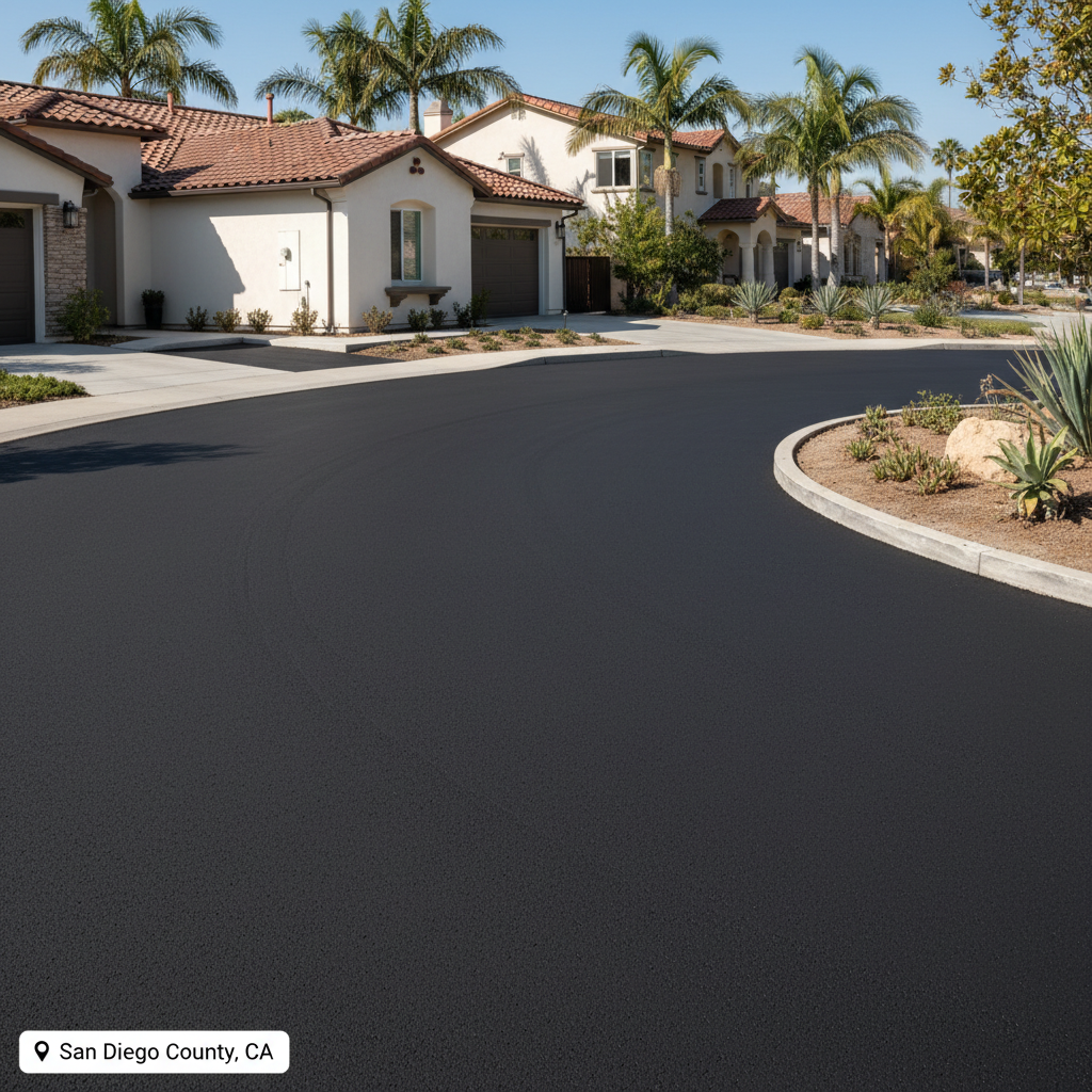 Asphalt Resurfacing and Overlays in San Diego County, California