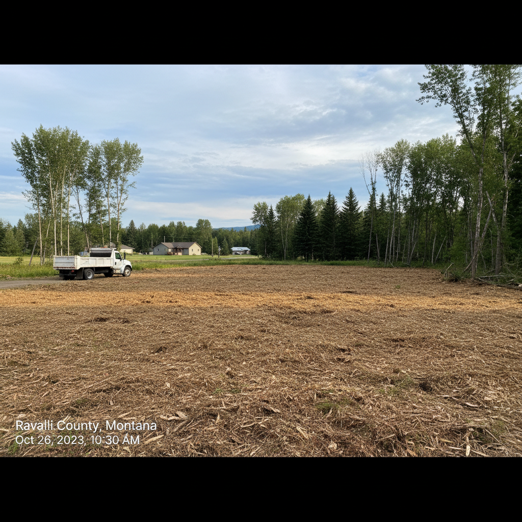 Lot Clearing in Ravalli County, Montana