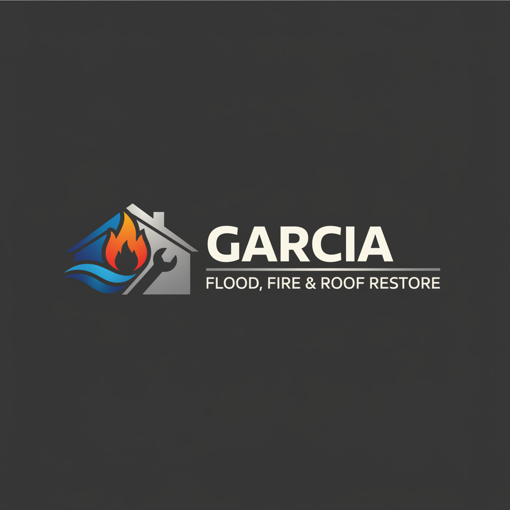 Garcia Flood, Fire & Roof Restore Logo