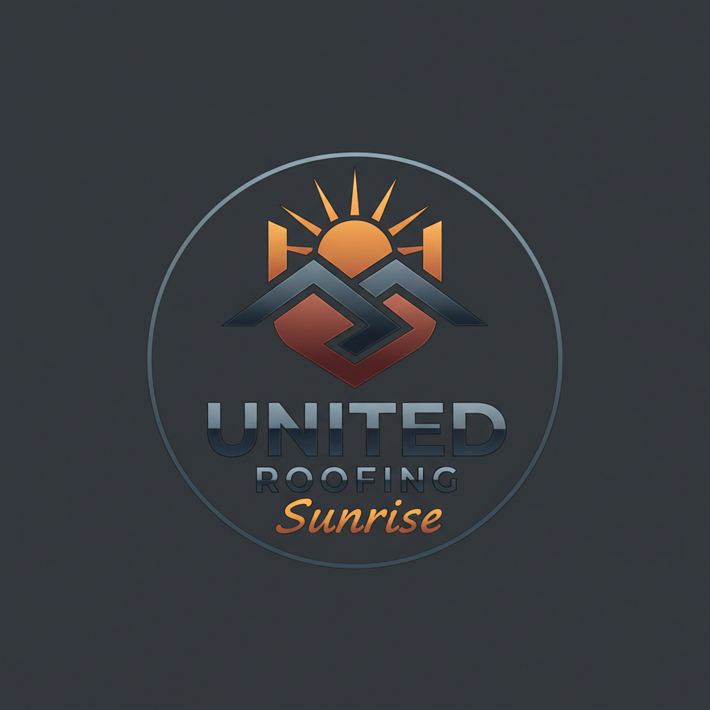 United Roofing Sunrise Logo