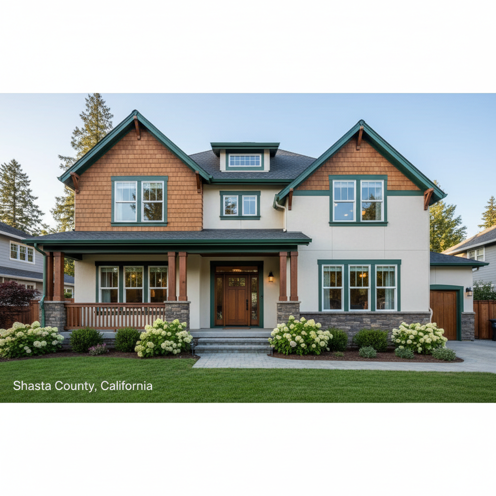 Exterior Residential Painting in Shasta County, California