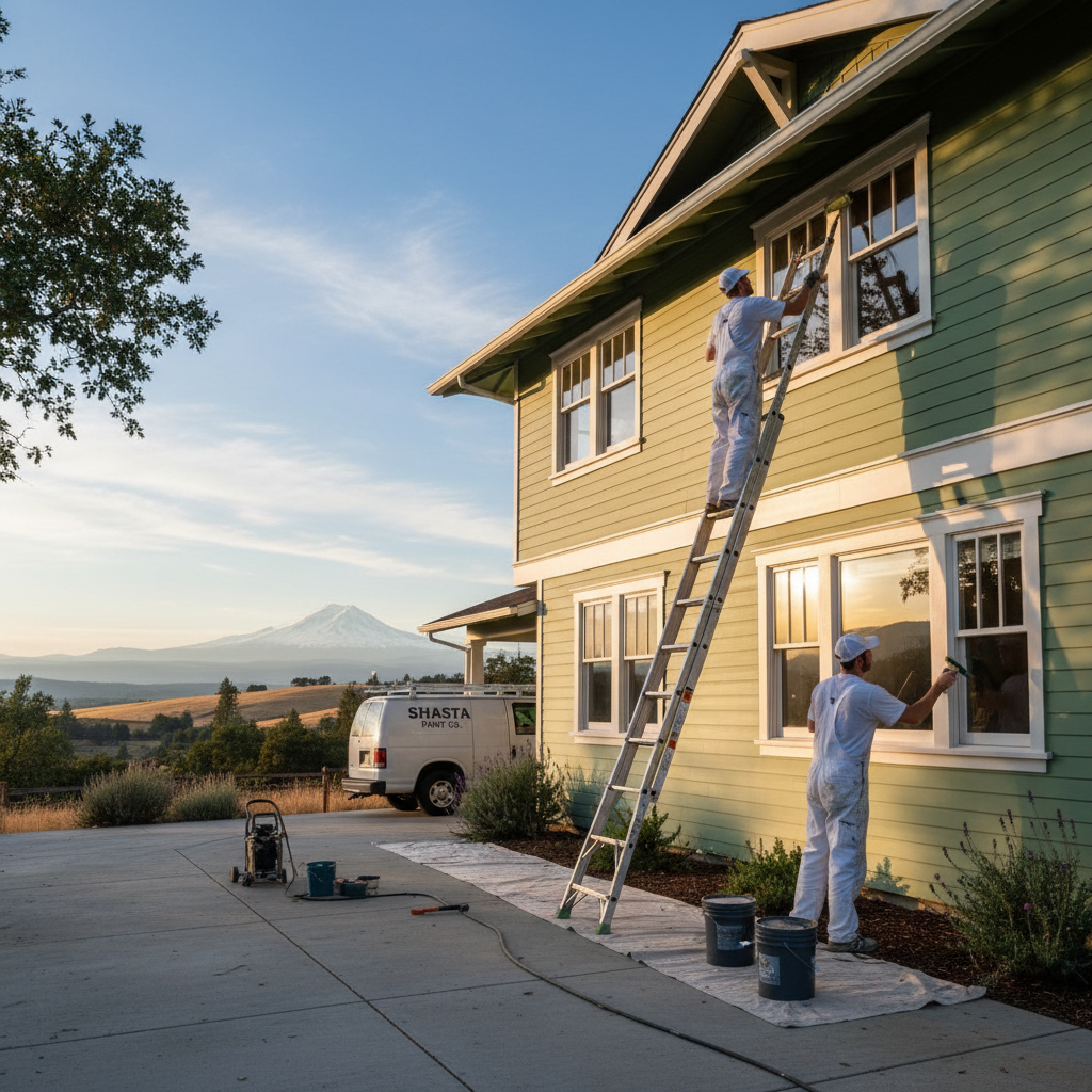 Exterior Residential Painting in Shasta County, California — photo 2