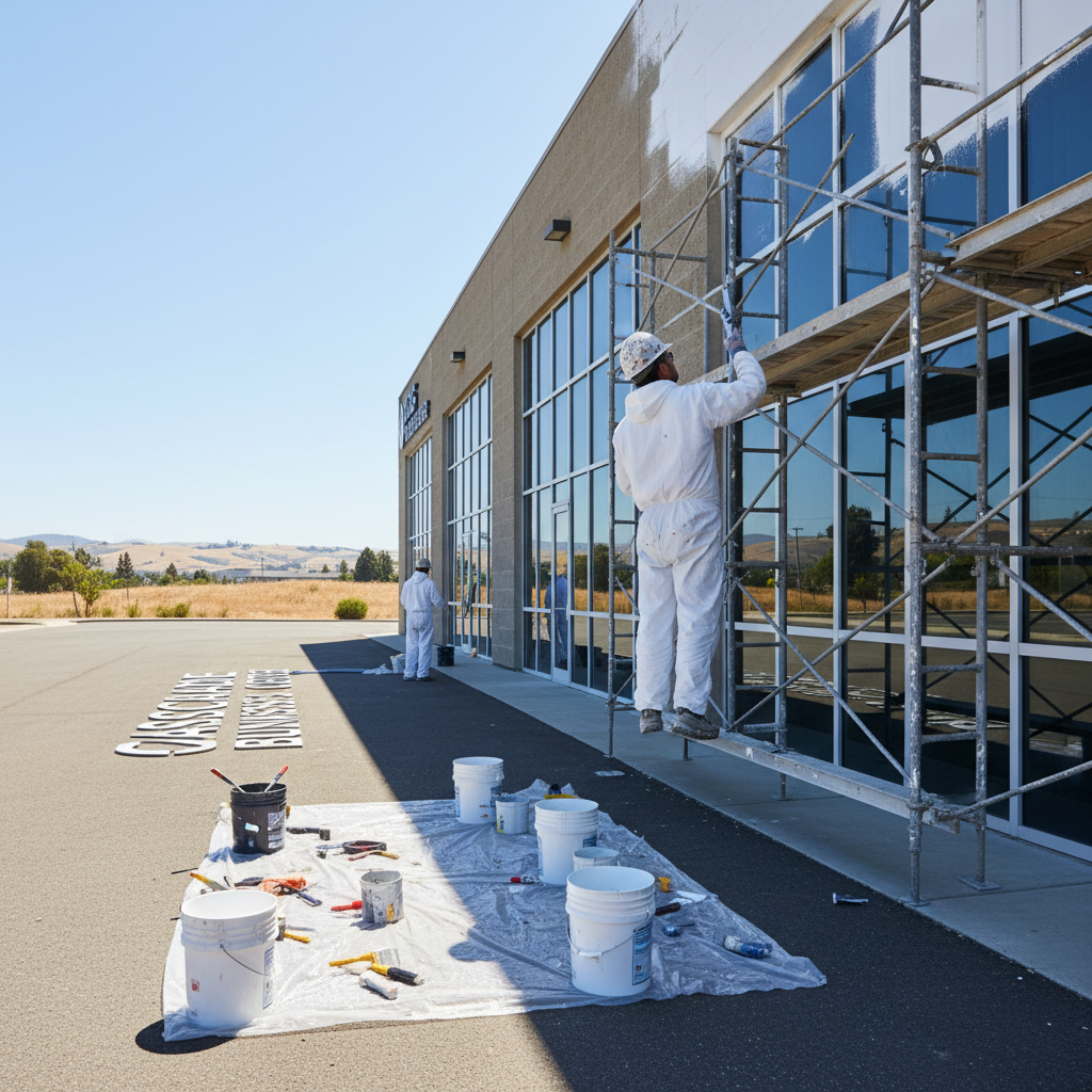 Commercial Exterior Painting in Shasta County, California — photo 2