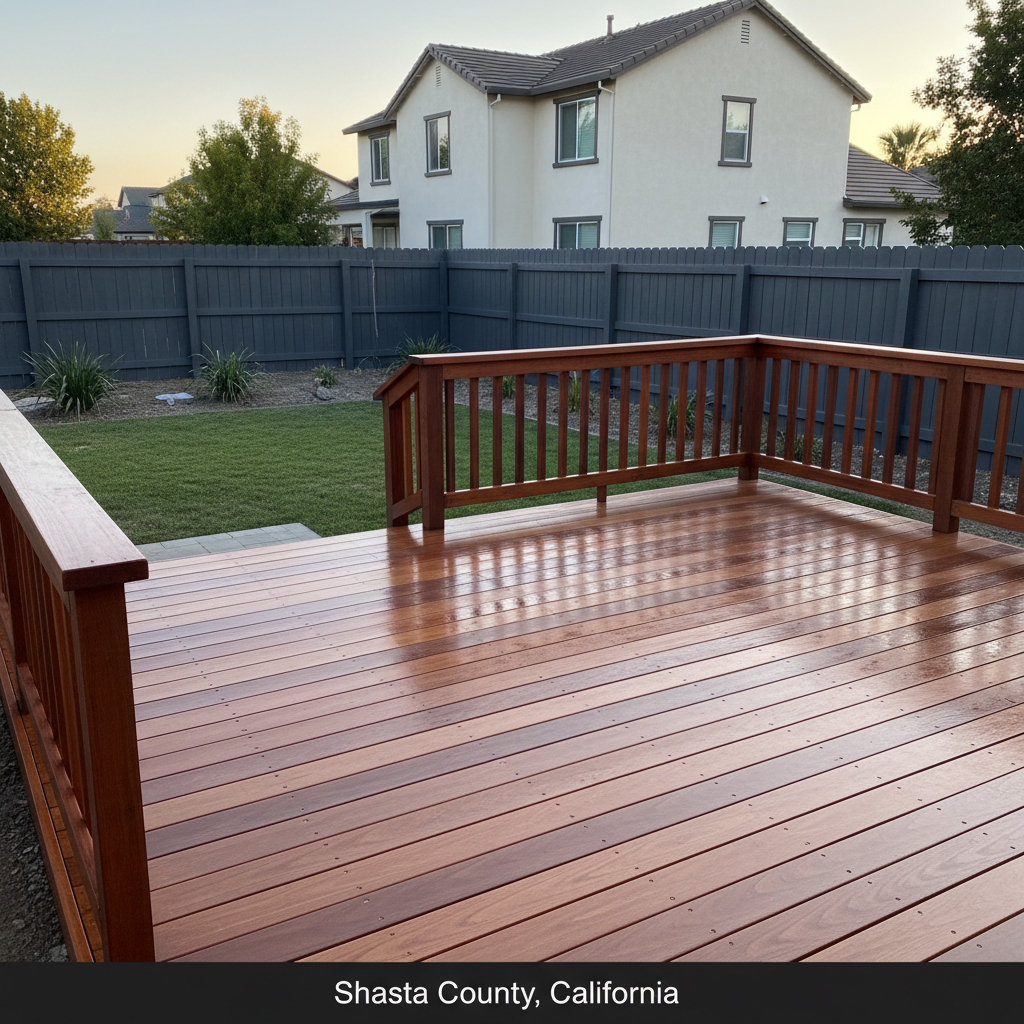 Deck and Fence Staining/Painting in Shasta County, California