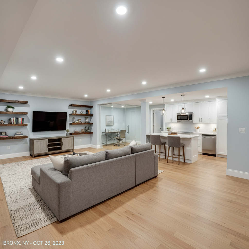 Basement Finishing in Bronx County, New York