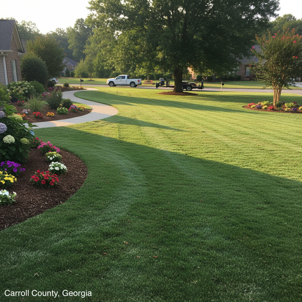 Fertilization and Weed Control in Carroll County, Georgia