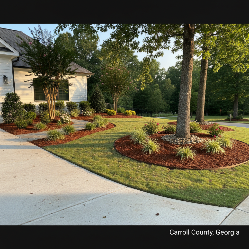 Mulching and Edging in Carroll County, Georgia