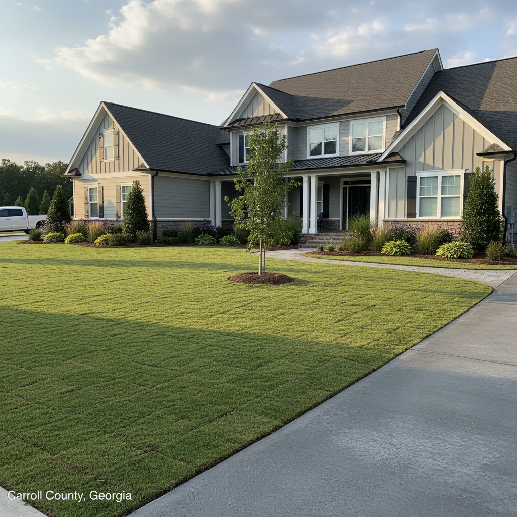 Lawn Installation (Sod, Seeding) in Carroll County, Georgia