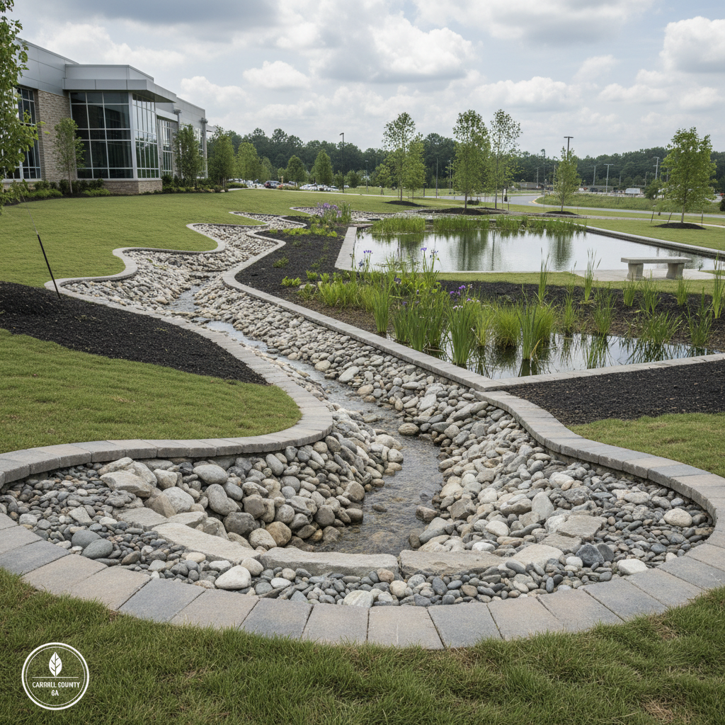 Drainage Solutions in Carroll County, Georgia