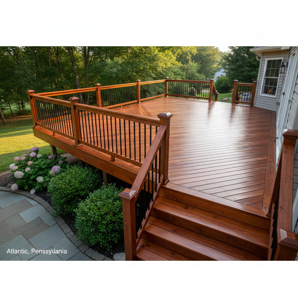 Deck repair and restoration in Atlantic, Pennsylvania