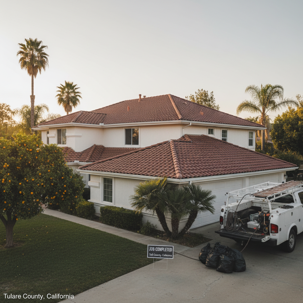 Roof Maintenance & Cleaning in Tulare County, California