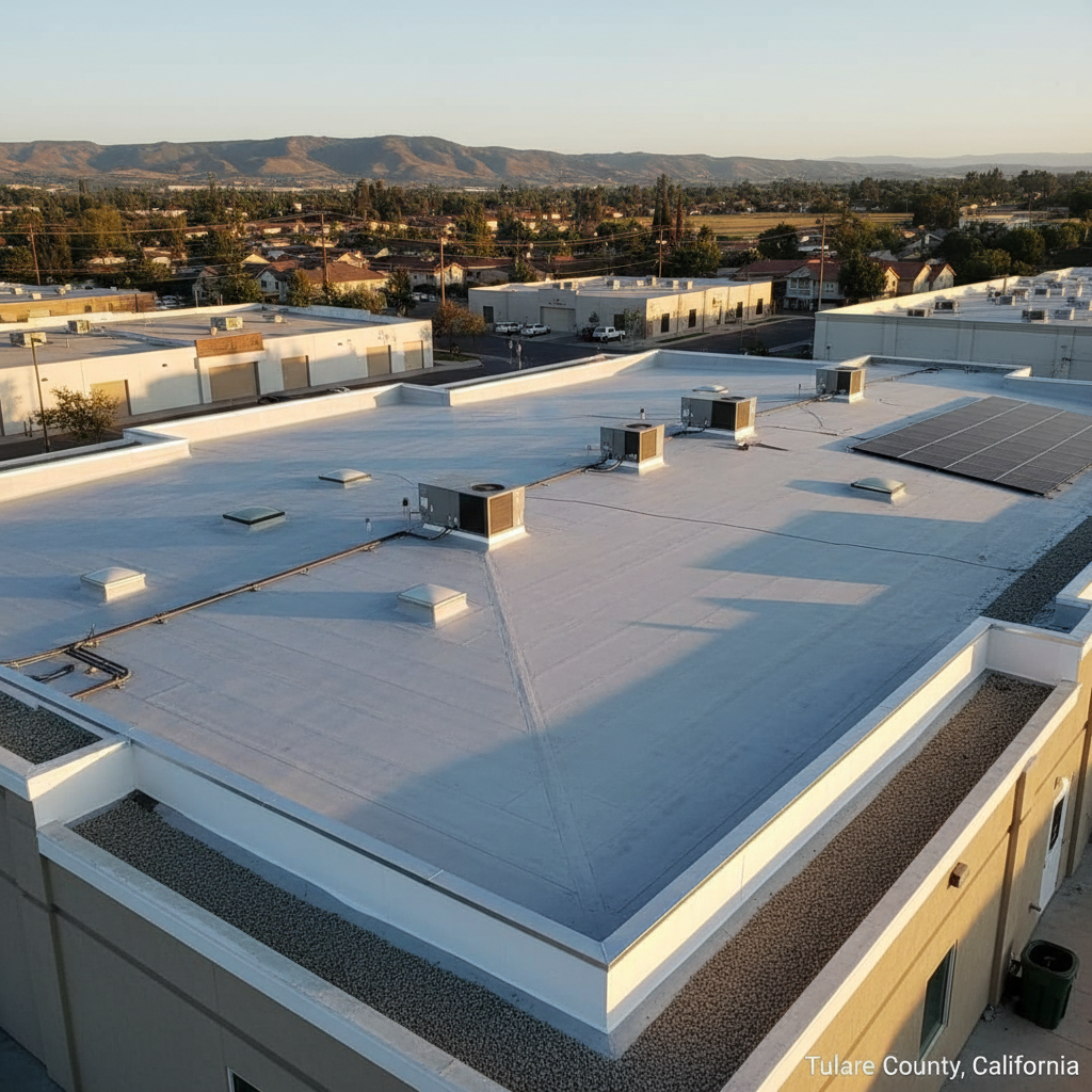 Commercial Roof Installation in Tulare County, California