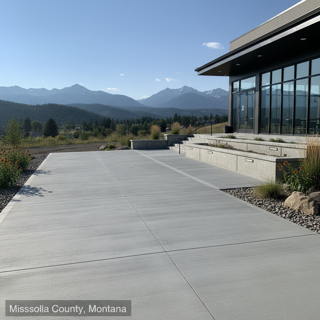 Commercial Concrete Services in Missoula County, Montana