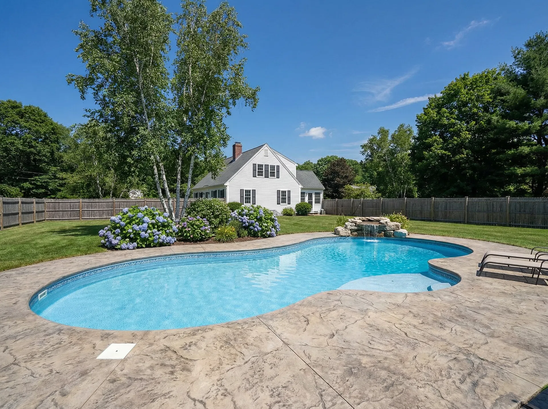 Freeform Pool & Waterfall