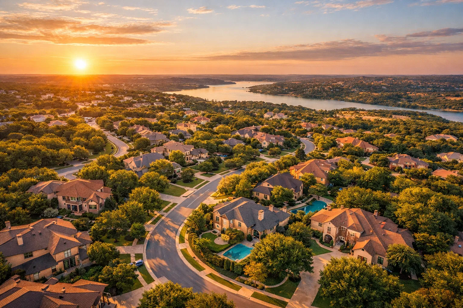 Cedar Park aerial view