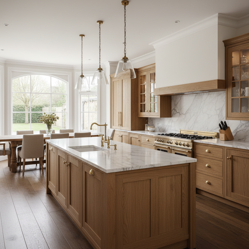 Shaker Kitchen in Aged Oak