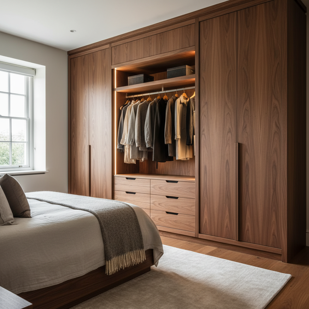 Walnut Master Bedroom Suite