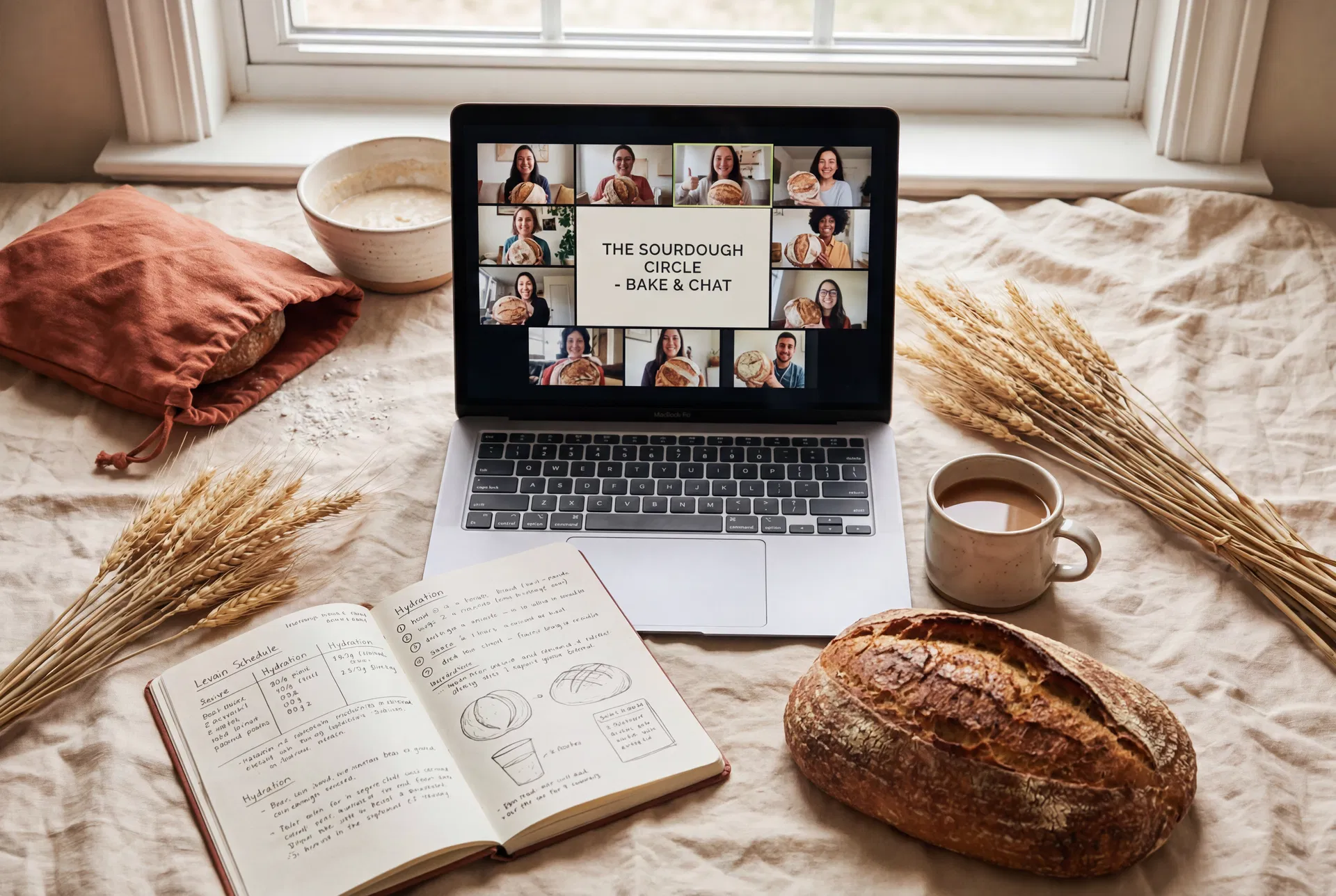 Online sourdough learning community