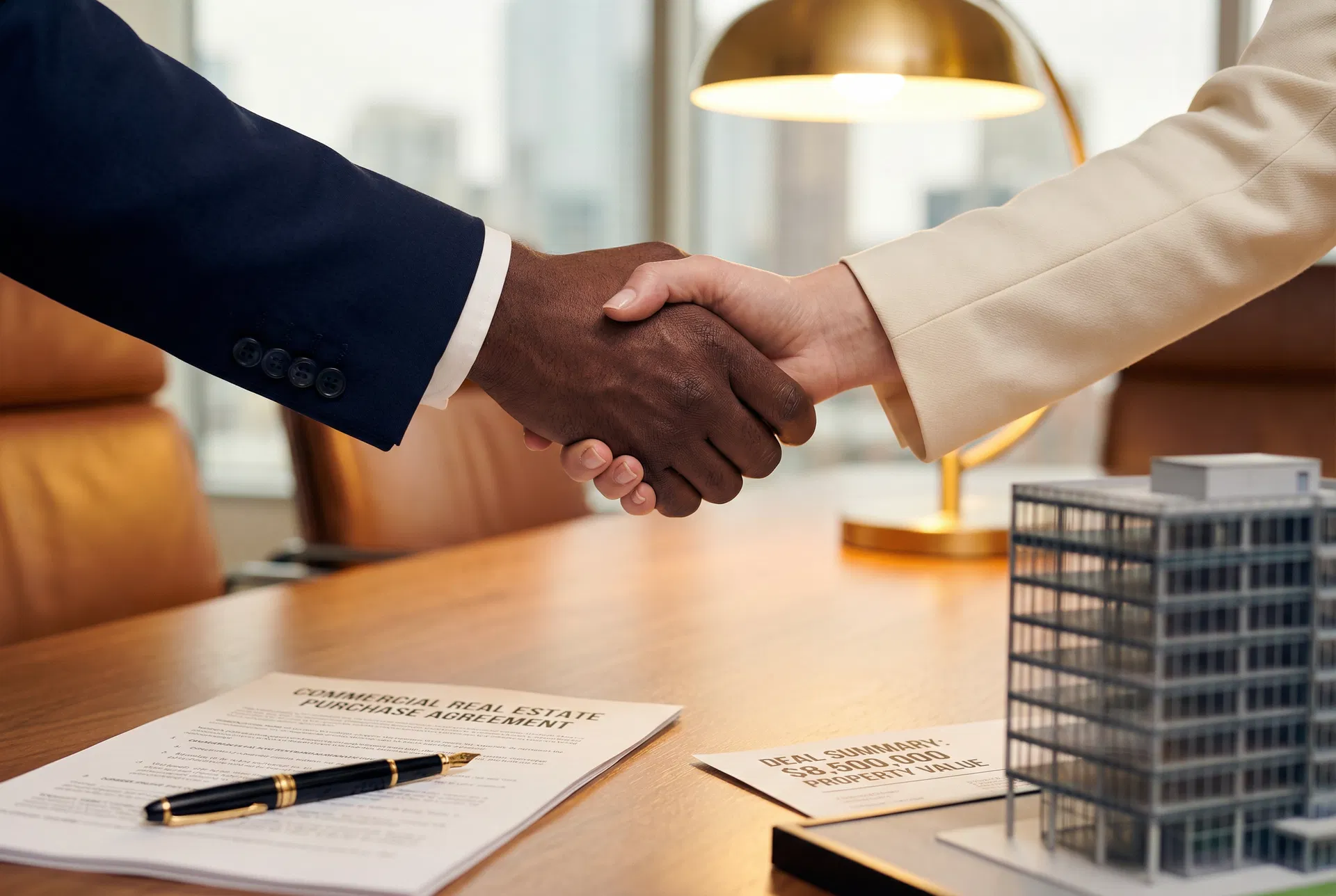 Commercial real estate deal closing