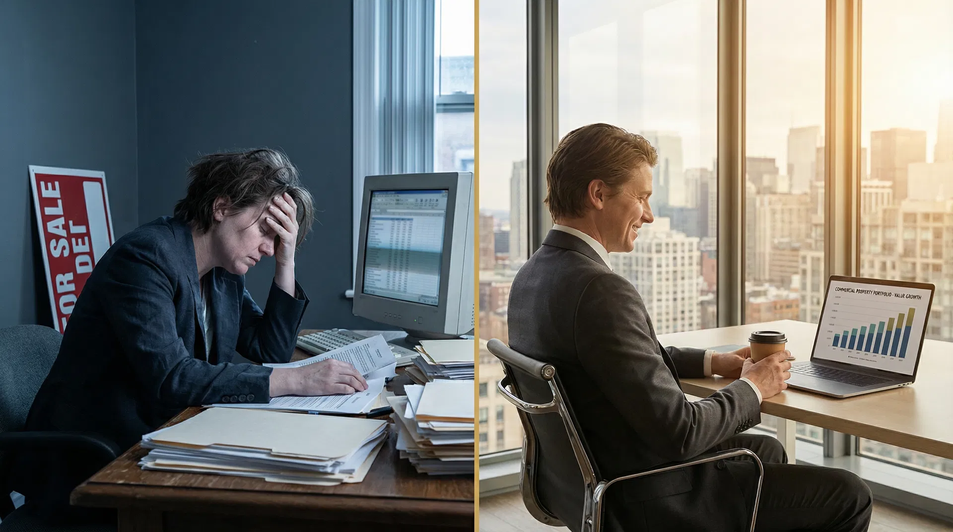 Agent vs investor — the wealth comparison