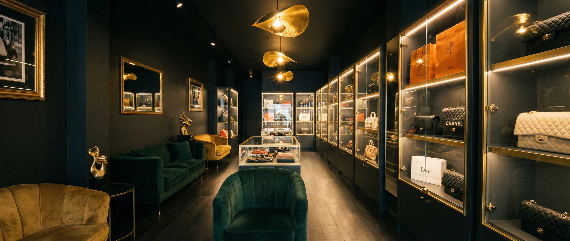 Luxury boutique interior