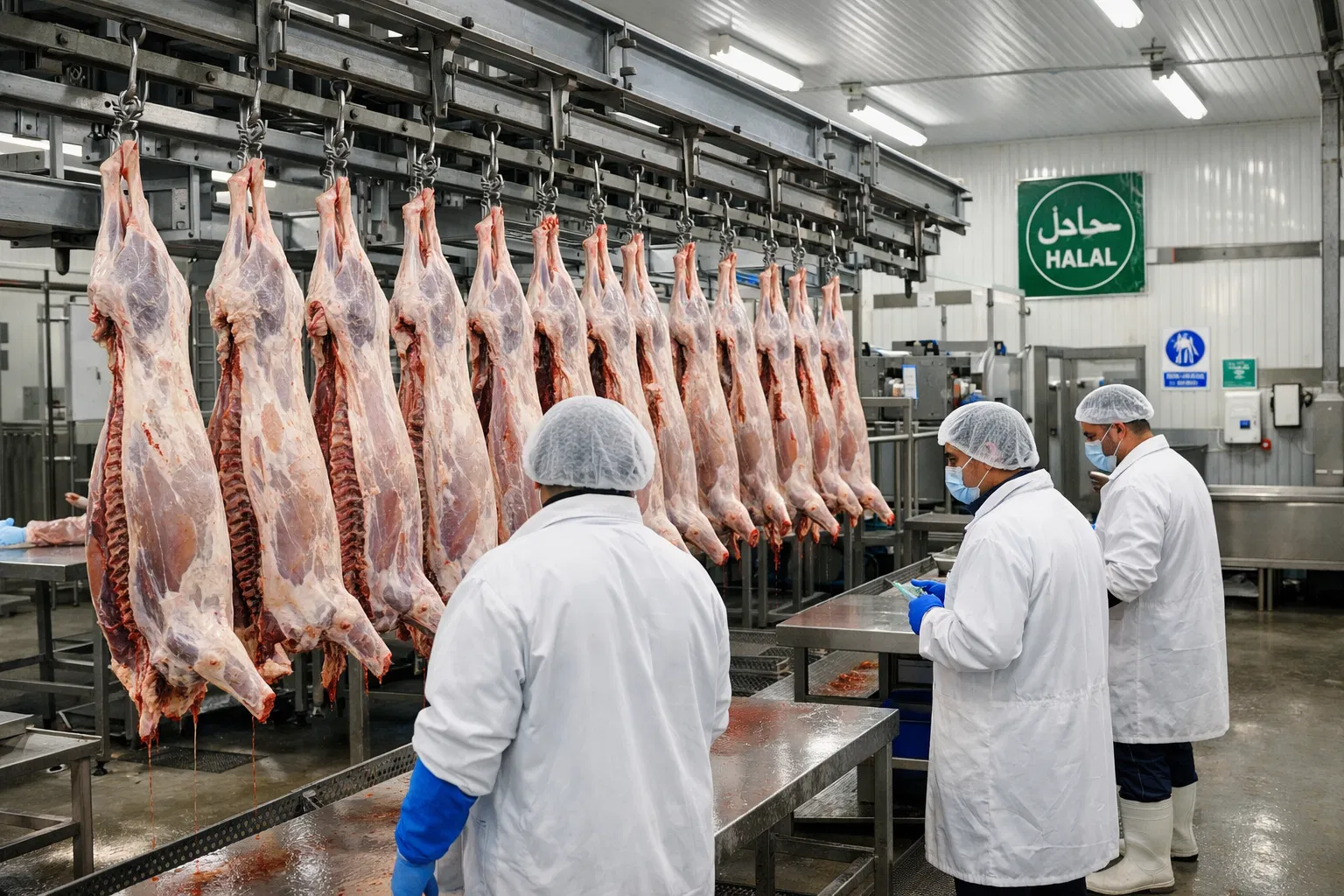 Halal meat processing facility
