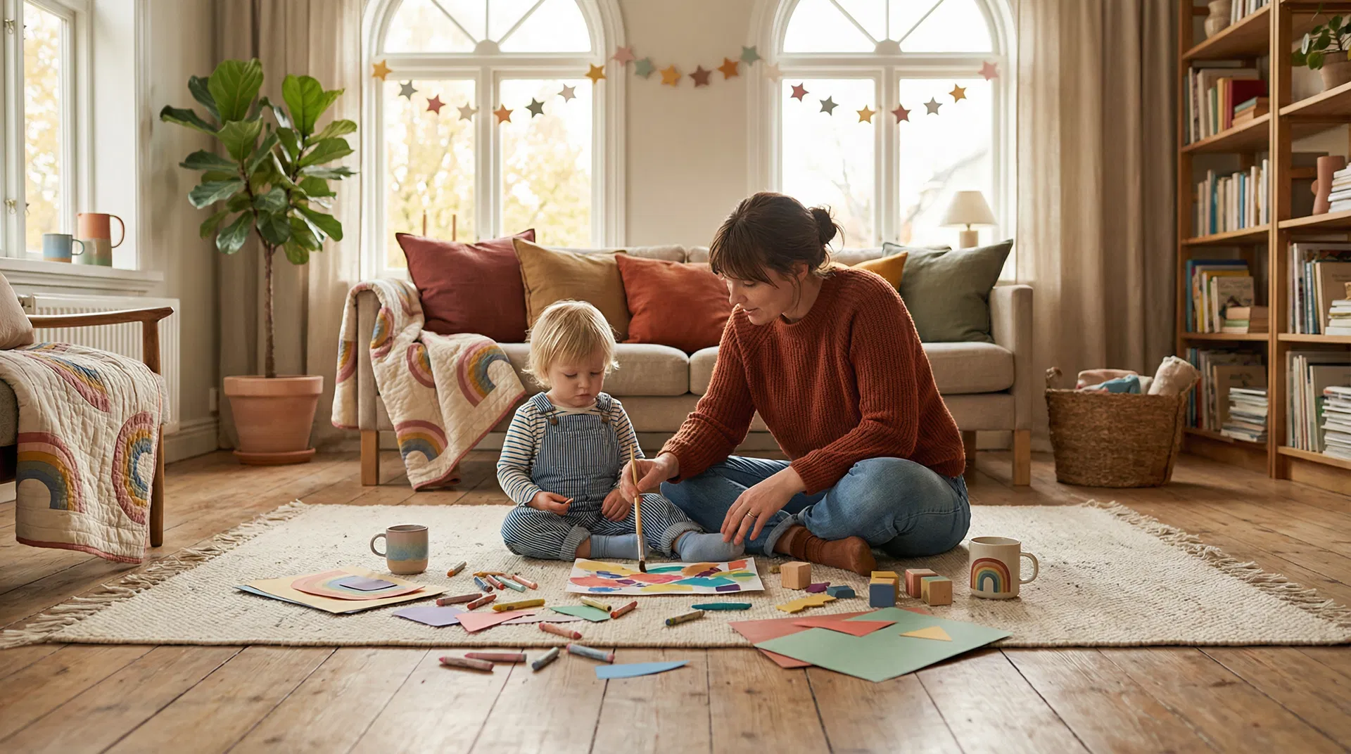 Parent and child together