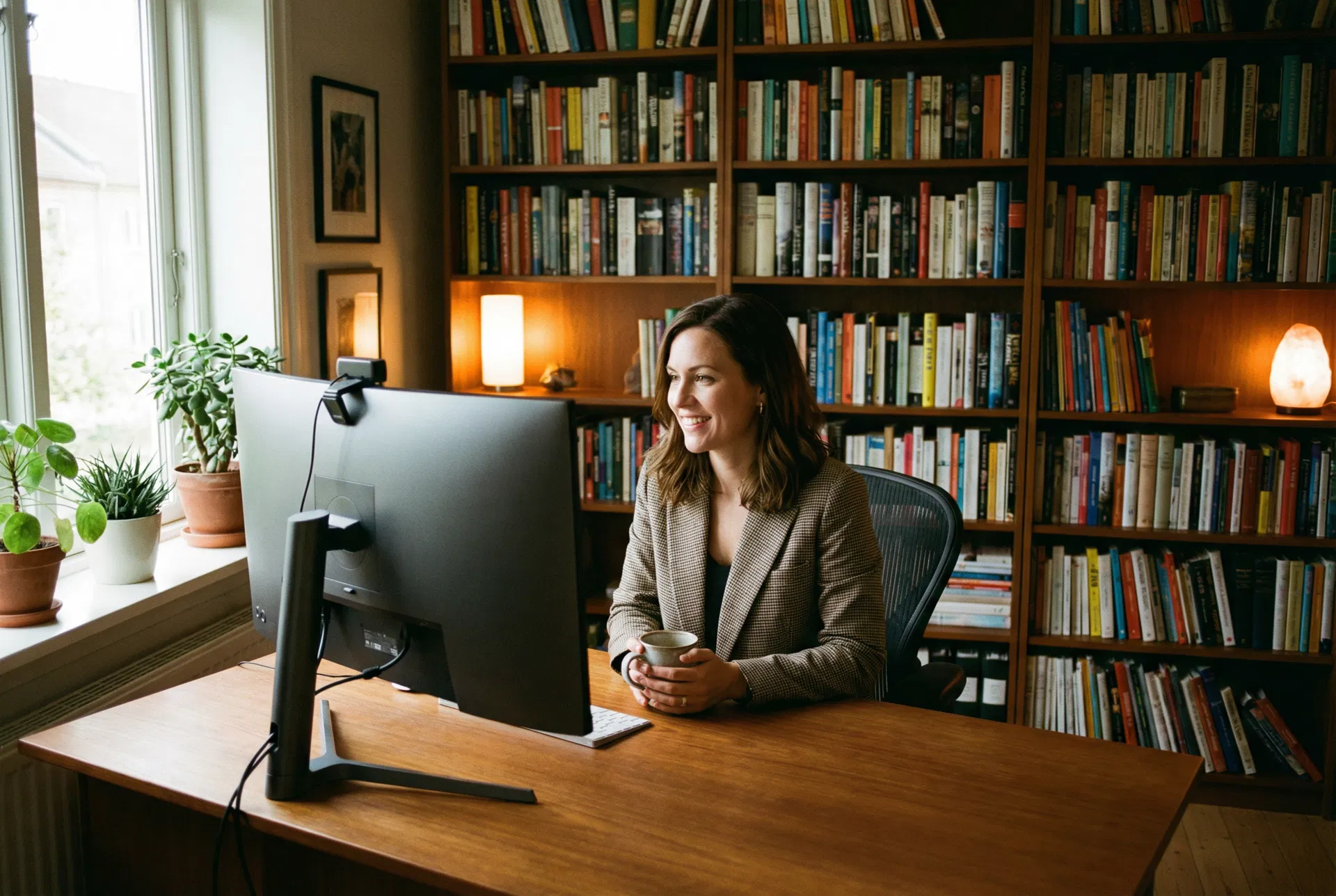 Professional working from home