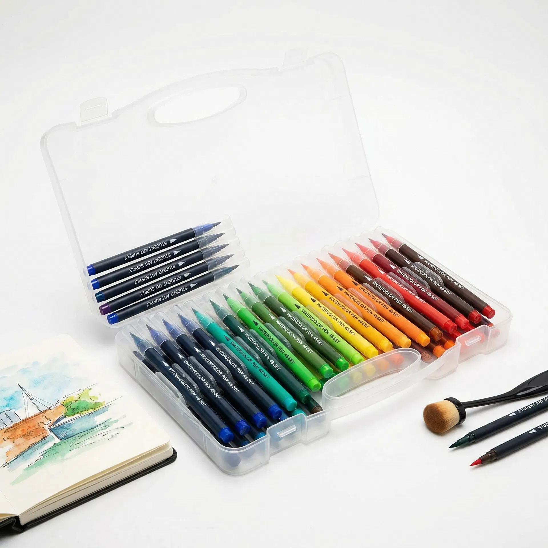 美術用品套裝 48色水彩筆