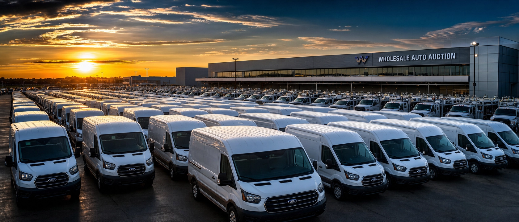 Fleet vehicles at wholesale auction