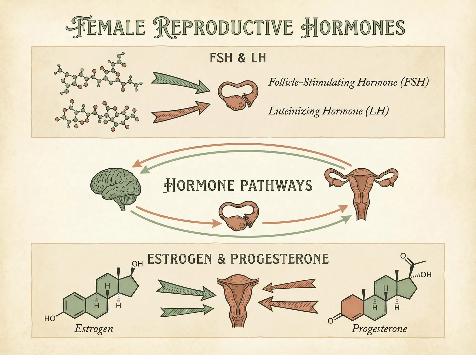 Hormonas Femeninas: Qué Hace Cada Una