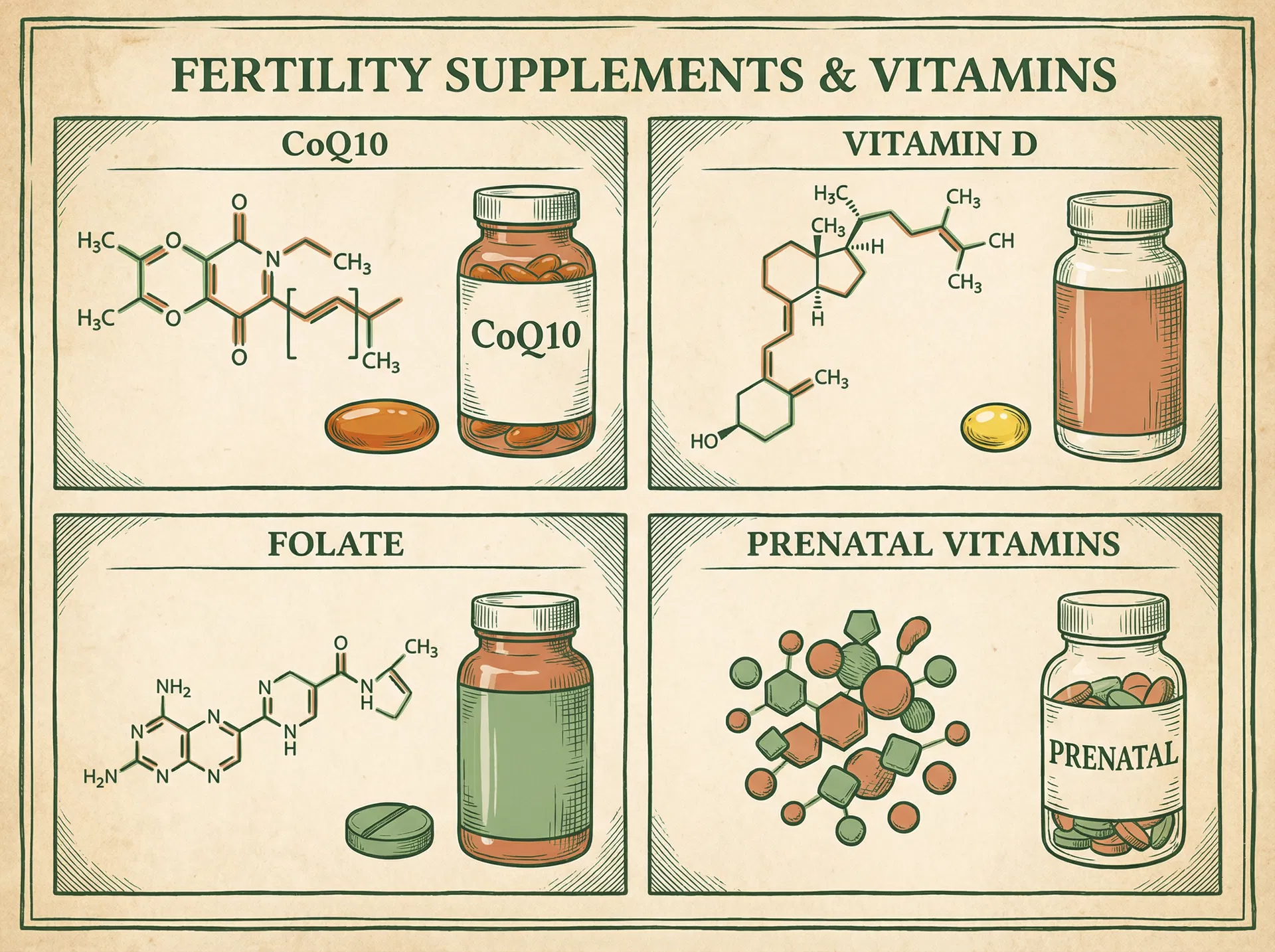 Suplementos para la Fertilidad