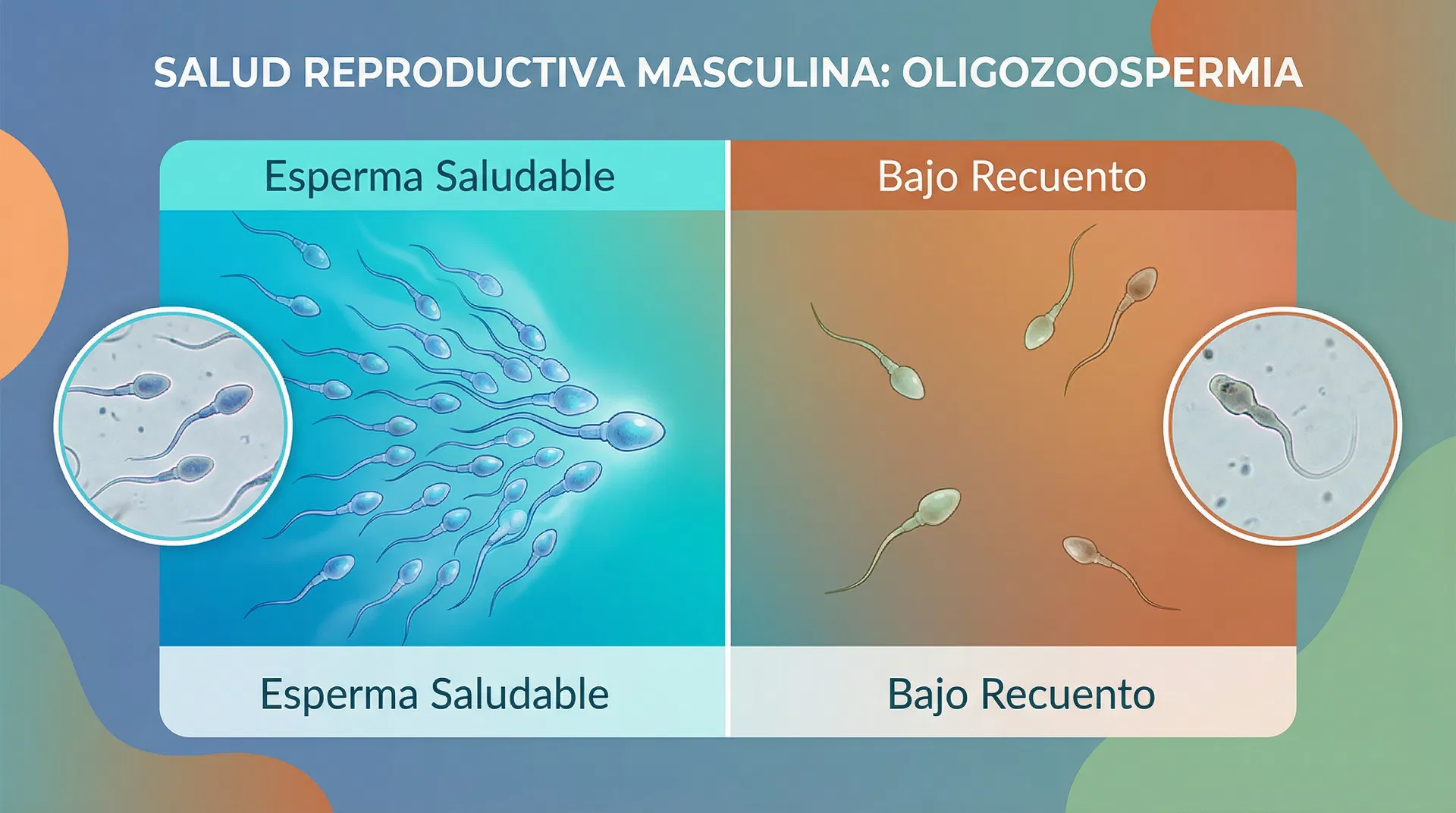 Bajo Recuento de Esperma: Oligozoospermia, Causas, Diagnóstico y Tratamiento