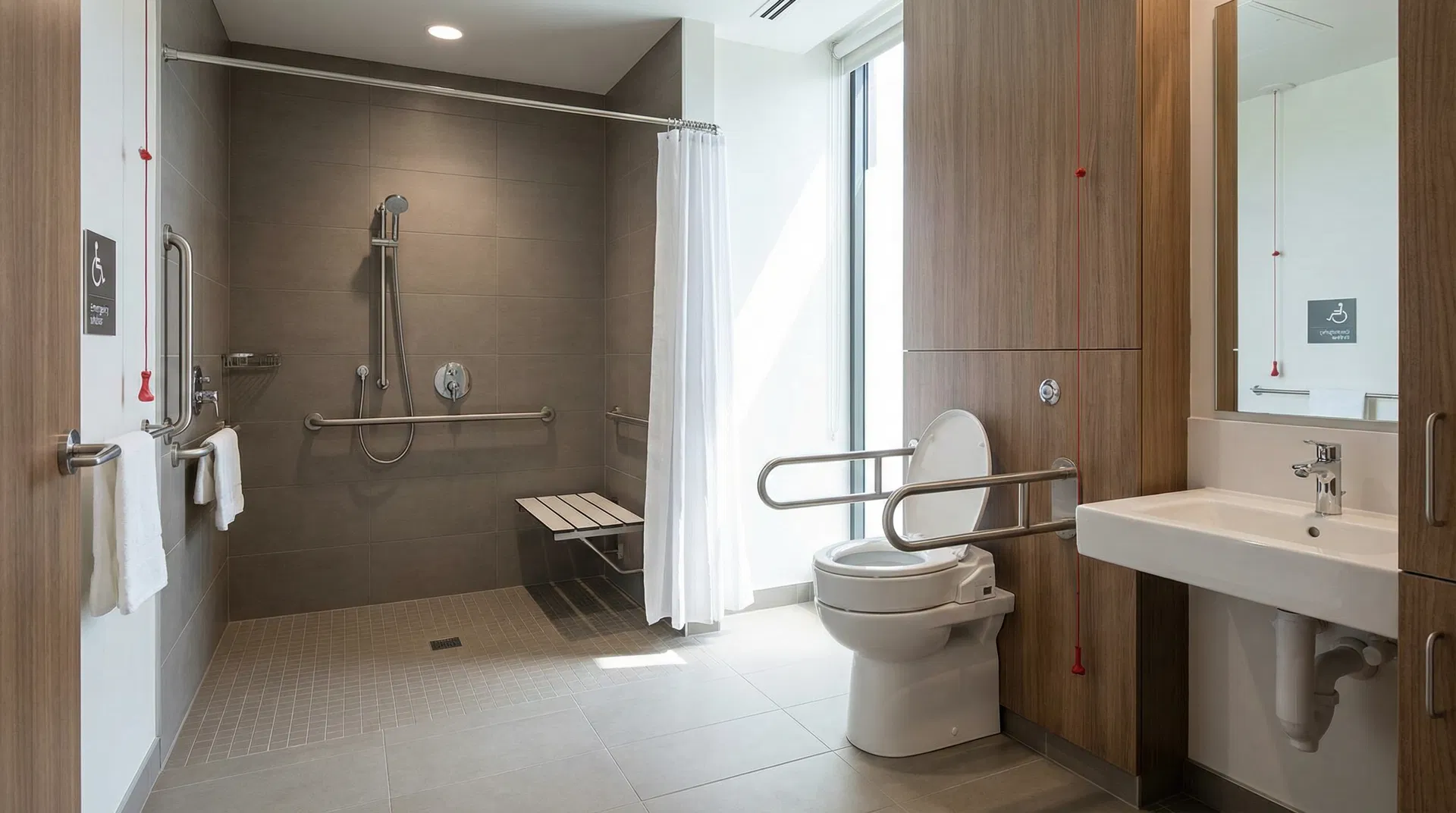 Client moving independently through their home