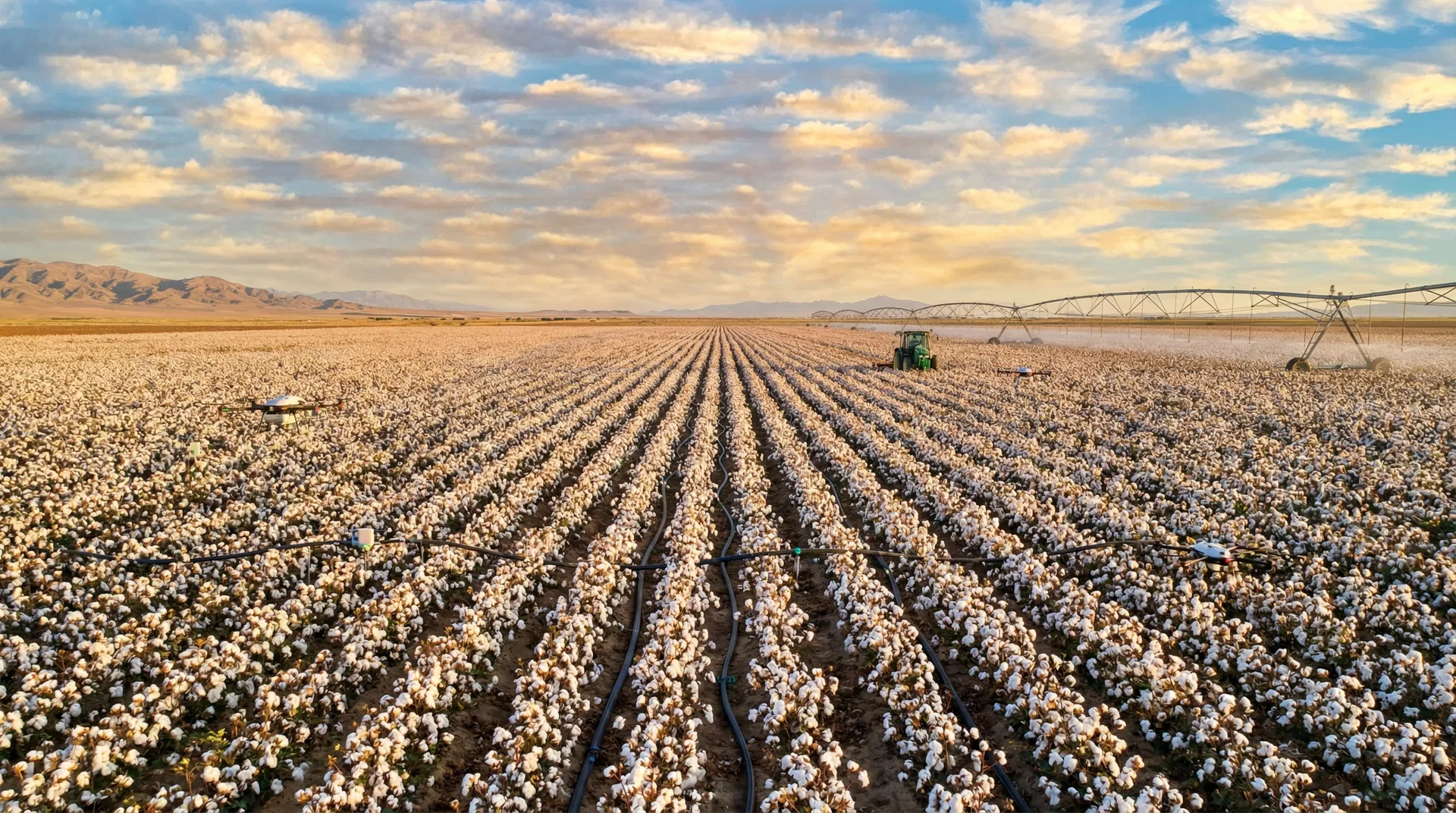 中亚100万亩棉田智慧灌溉