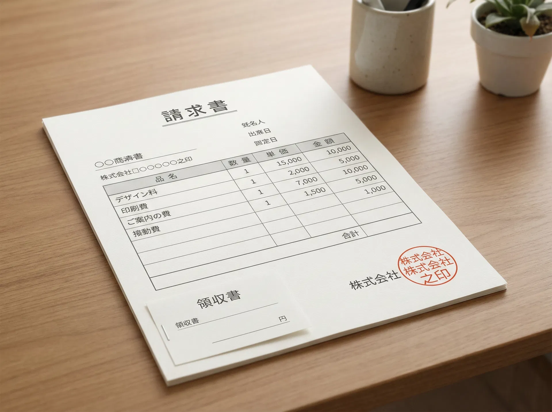 法人契約・請求書払いに対応