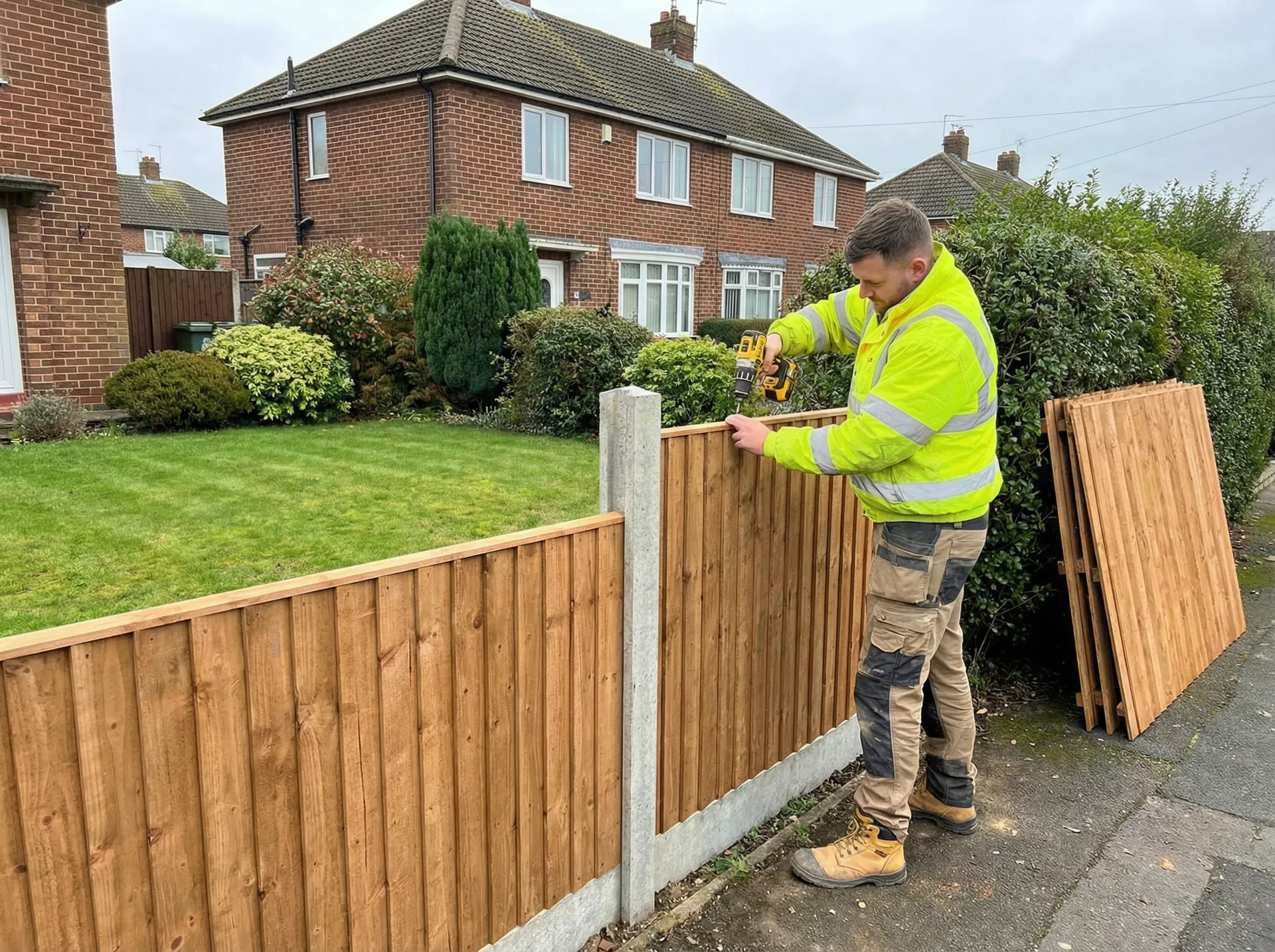 Garden Fencing & Gate