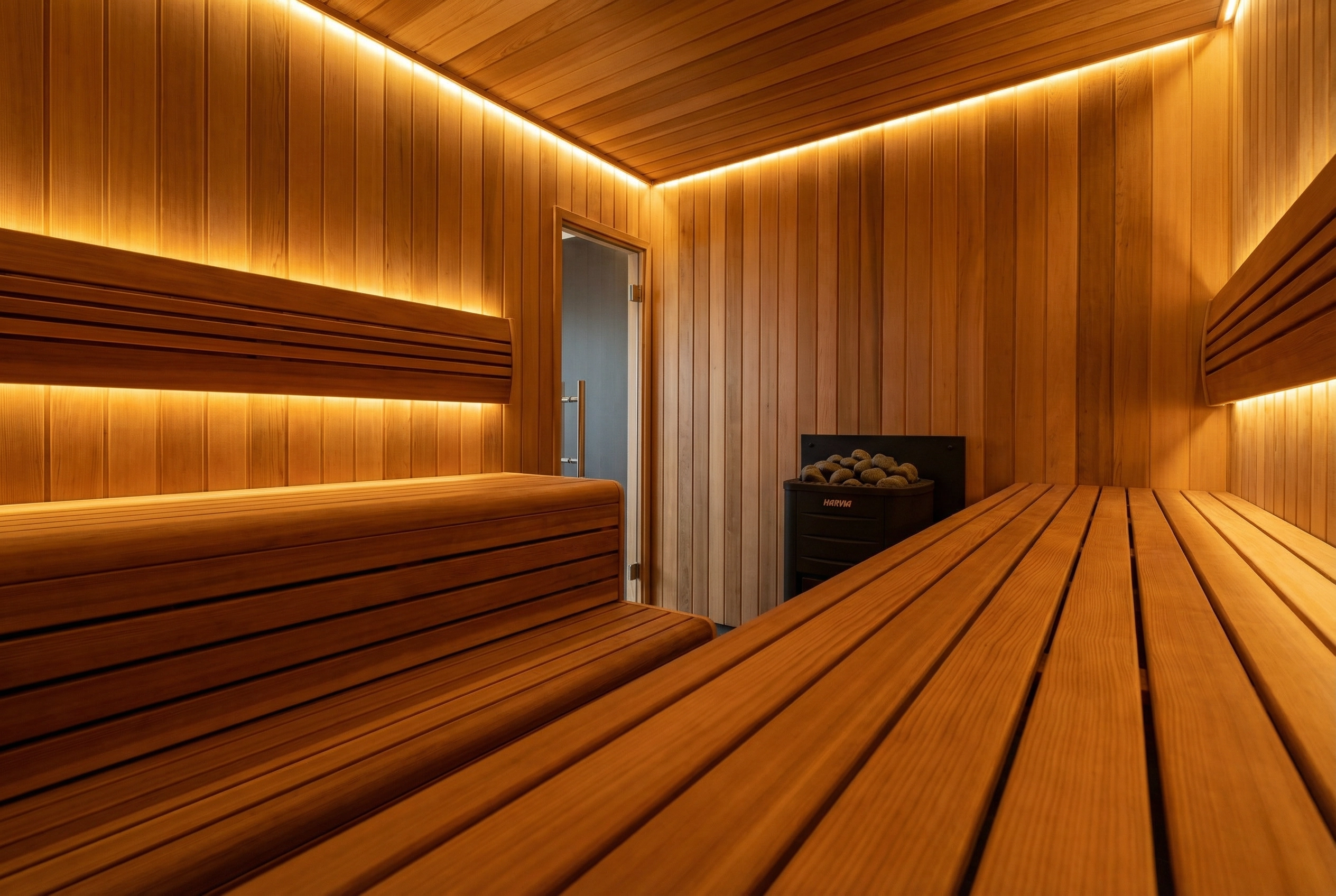 The Barn: Garden Conversion · Dorset — bespoke luxury sauna installation by South Coast Sauna Co, Dorset & Hampshire
