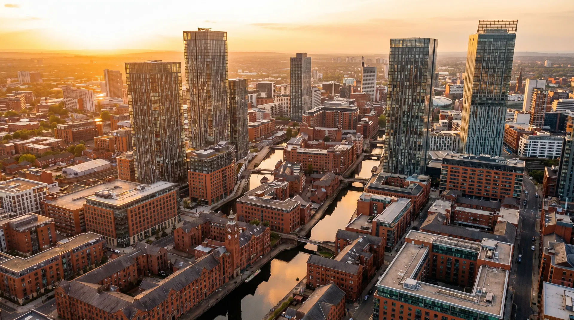 Manchester cityscape — Monton Cleaning serves all of Greater Manchester