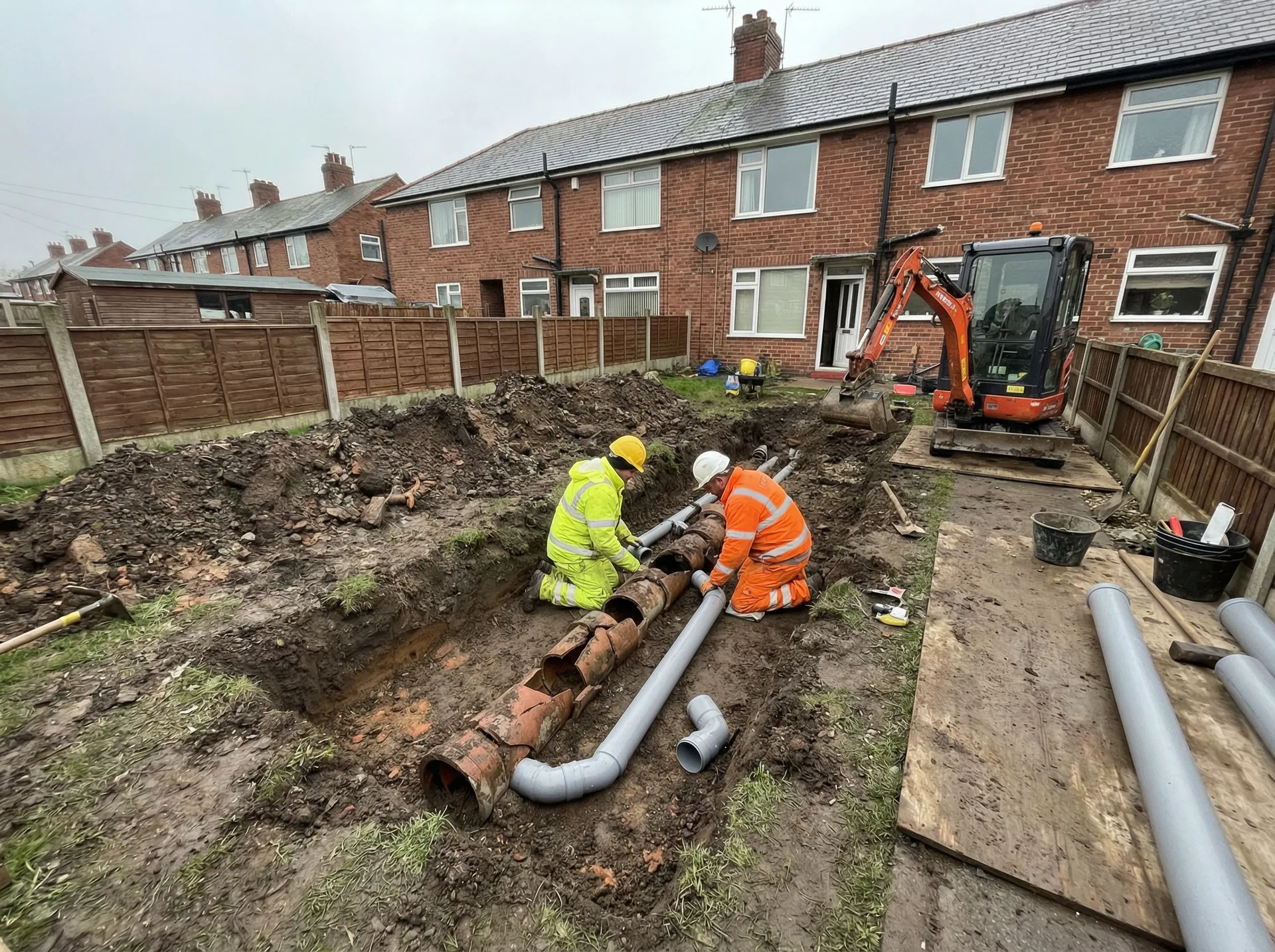 Chorley Drain Solutions engineers at work
