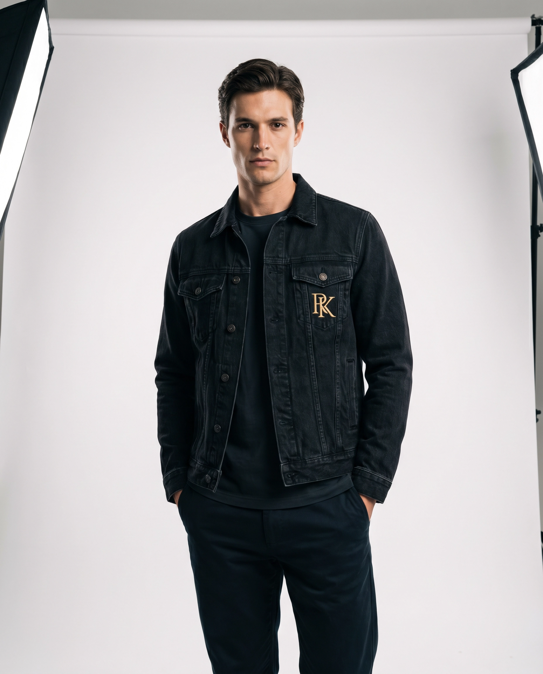 Black RK Denim Jacket