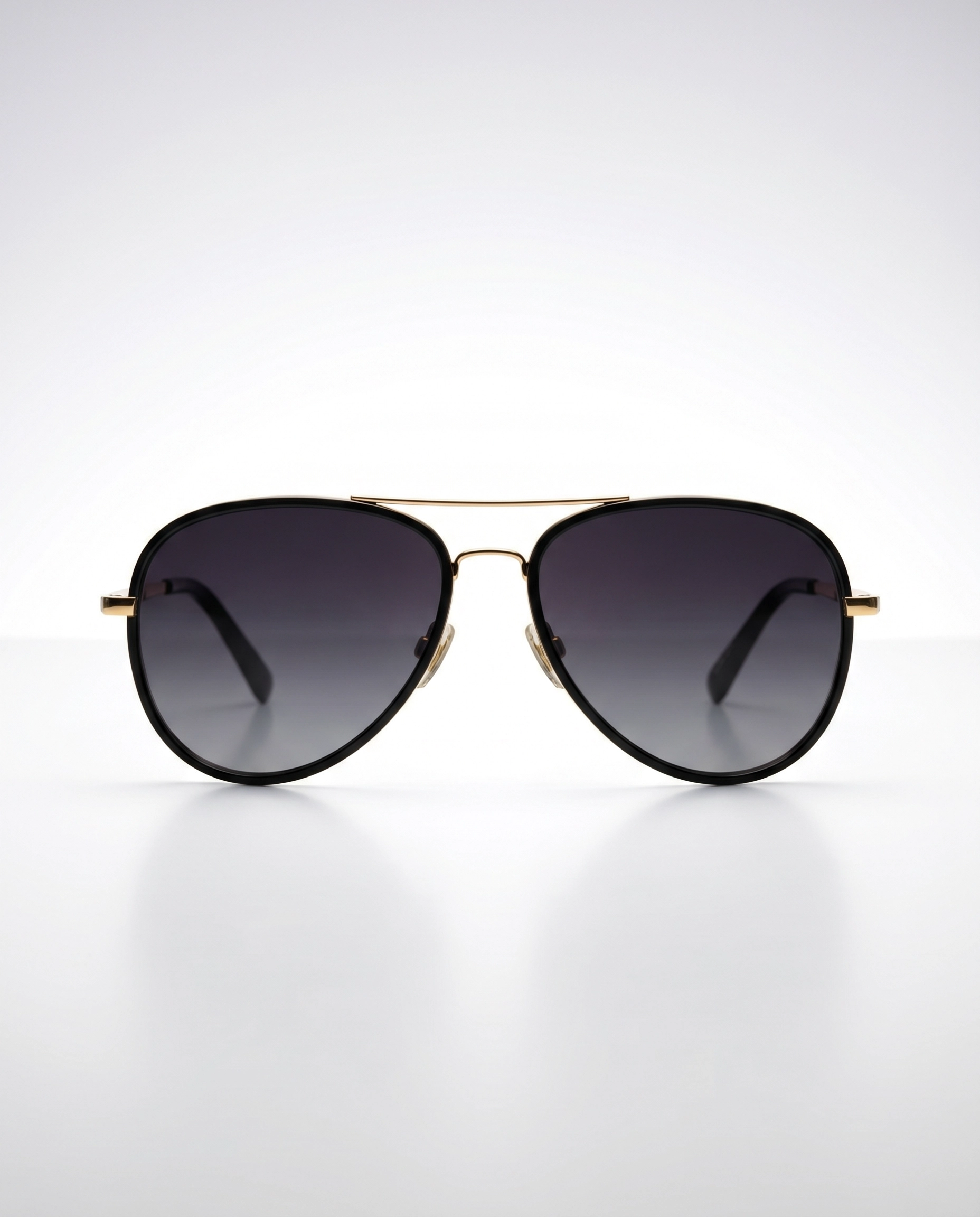 Black Gold Aviator Sunglasses