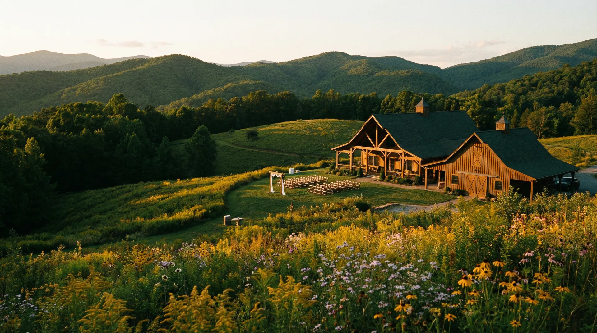 Blue Ridge Mountain wedding venue