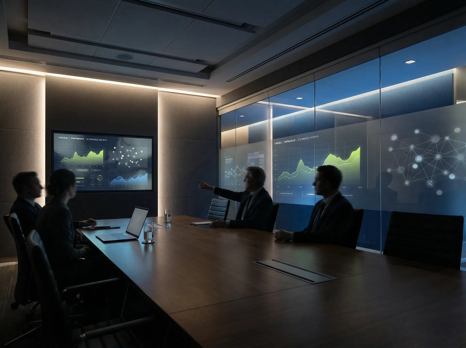 Premium strategy room visual